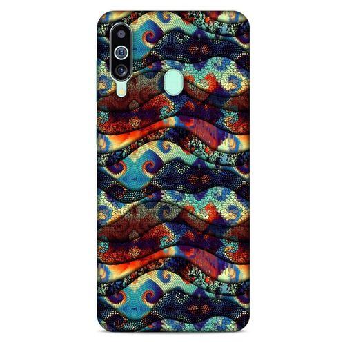 Samsung Galaxy M40 Kılıf Baskılı Özel Seri Taşlı (41) Tank Kılıf