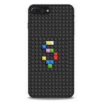 Lopard Apple Iphone 8 Plus Uyumlu Kılıf BloX (31) TPU Kılıf Ş Harfi