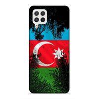 Samsung Galaxy A22 Uyumlu Kılıf Azarbaijan (34) Slim Armor Kılıf Bayrak