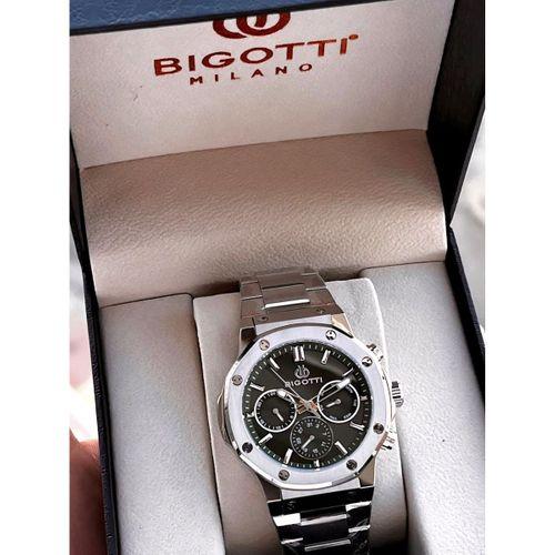 Bigotti Özel Kutulu Nişan Ve Damat Saati 2 Yıl Garantili İç Fonksiyonları Aktif Erkek Kol Saati BX01