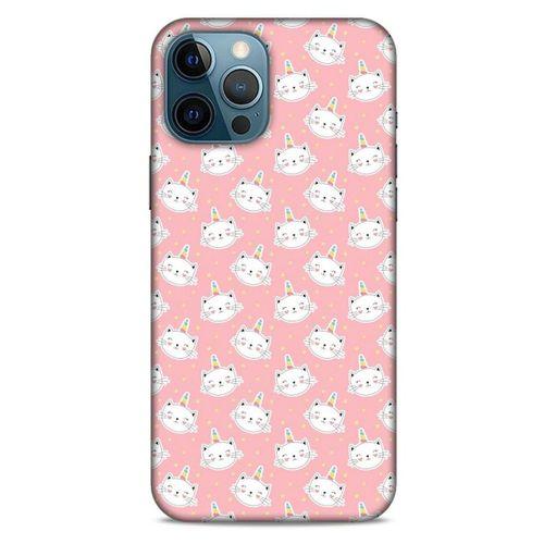 Animax Cat Unicorn Apple iPhone 12 Pro Max Kılıf Desenli Silikon