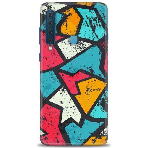 Samsung Galaxy A9 2018 Kılıf HD Baskılı Kılıf - Grafiti + Tam Ekran Koruyucu