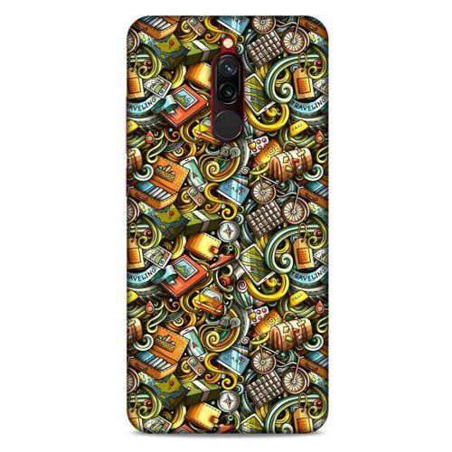 Graffitix (50) Desenli Silikon Kapak Xiaomi Redmi 8 Kılıf