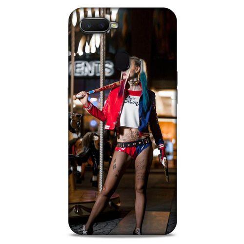 Oppo Ax7 Uyumlu Kılıf Harley Quinn (24) Darbe Emici Kılıf Kiraz kırmızısı
