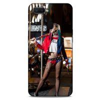 Oppo Ax7 Uyumlu Kılıf Harley Quinn (24) Darbe Emici Kılıf Kiraz kırmızısı