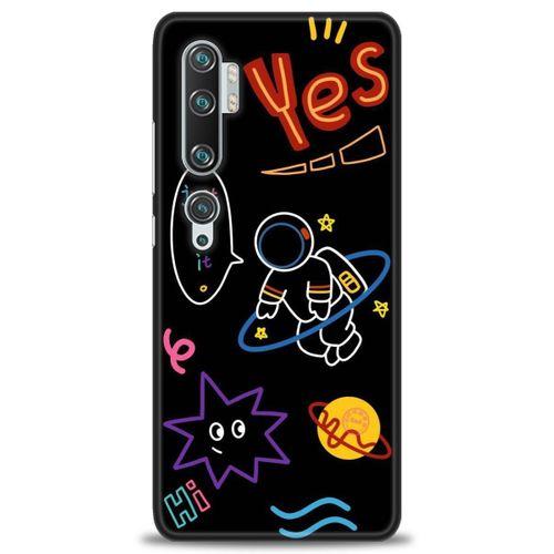 Xiaomi Mi Note 10 Kılıf HD Baskılı Kılıf - Yes + Tam Ekran Koruyucu