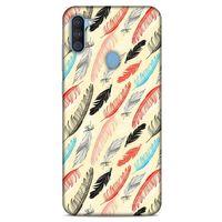Samsung Galaxy A11 Kılıf Desenli Özel Seri Tüyler (48) Bumper Kılıf