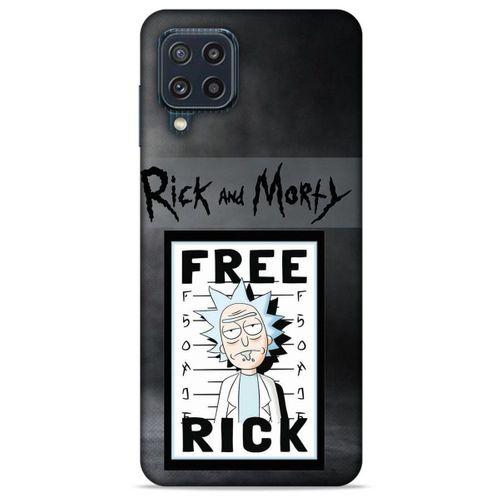 Samsung Galaxy M32 Uyumlu Kılıf Rick And Morty (6) Silikon Kılıf Original Jerry