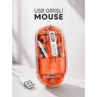 Sessiz Kablosuz Usb Girişli Mouse Fare Yüksek Performanslı