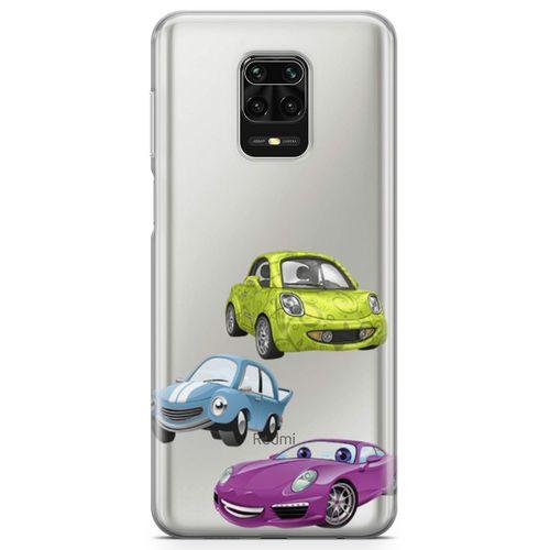 Xiaomi Redmi Note 9S Kılıf The Cars Arka Kapak Koruma Desenli Full Koruyucu