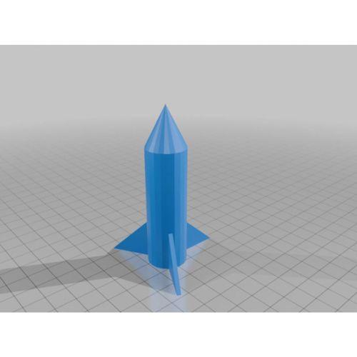 3D baskı dekoratif roket maketi (Bu ürün Sadece Plastik parçadır - Almadan Önce Soru Sorabilirsiniz)