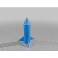 3D baskı dekoratif roket maketi (Bu ürün Sadece Plastik parçadır - Almadan Önce Soru Sorabilirsiniz)