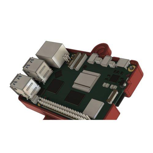 30. Raspberry Pi 5 Duvar Montajı 3D Baskı (Bu ürün Sadece Plastik parçadır - Almadan Önce Soru Sorabilirsiniz)