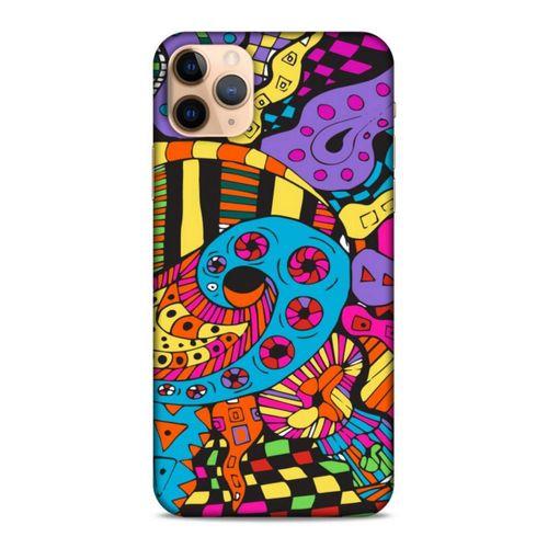 Lopard Apple Iphone 11 Pro Uyumlu Kılıf Soyut Sanat (23) Baskılı Ultra Koruma Kılıfı
