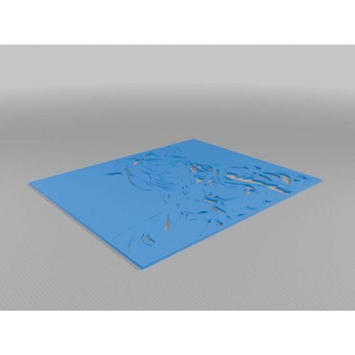 Shiroko Terror Şablonu 3D Baskı (Bu ürün Sadece Plastik parçadır - Almadan Önce Soru Sorabilirsiniz)