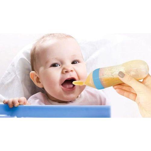 Babyjem BabyJem Sıkmalı Kaşık 806 Mavi