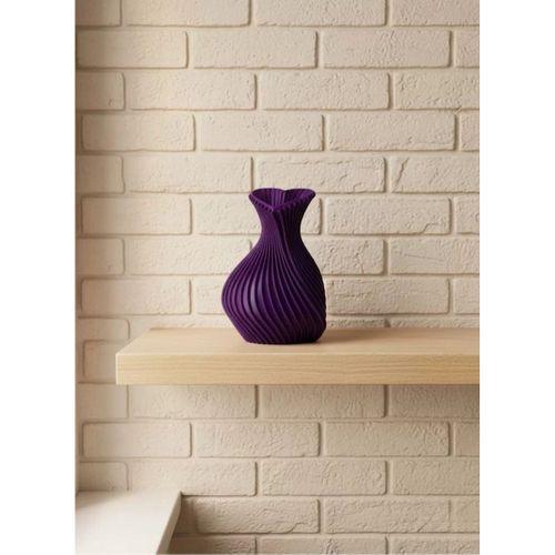 5 Cm Mor Kalp Formlu Mini Vazo Modern Mini Dekor Ürünü