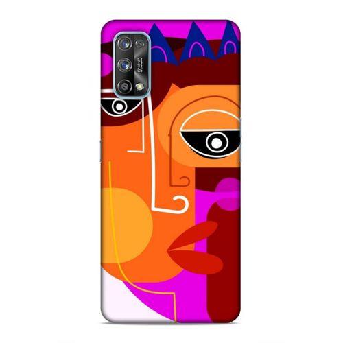 Realme 7 Pro Uyumlu Kılıf Face'X 35 Fit Design Kılıf Turuncu