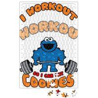 Cookie Monster Kurabiye Canavarı Puzzle 240 Parça Yapboz