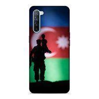 Oppo Reno 3 Uyumlu Kılıf Azarbaijan (14) Lansman Kılıf Asker Bayrak