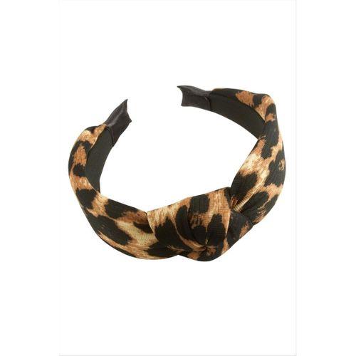 Leopar Desenli Fiyong Taç