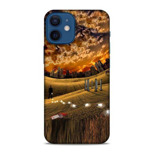 Lopard Apple iPhone 12 Mini Uyumlu Kılıf Manipülasyon ☻ (24) Darbe Emici Kılıf Desenli