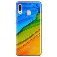 Samsung Galaxy A30 Kılıf Tempere Arka Kapak Koruma Desenli Full Koruyucu