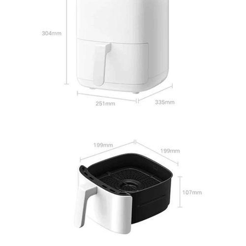 Hava Fritözü 4l Airfryer Pratik Uzun Ömürlü Yağsız Pişirme Taşınabilir