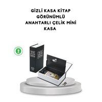Gizli Kitap Kasa – Metal Gövdeli, Anahtarlı
