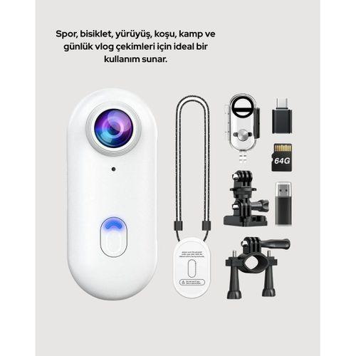 Şarj Edilebilir Uzun Ömürlü Mini Spor Kamera Full Hd