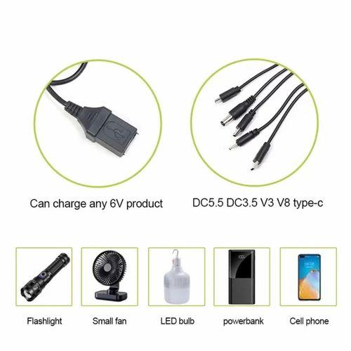 Ws-6010 6v 3.5w 500 Mah Güneş Paneli Solar Sistem