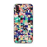Samsung Galaxy A01 Uyumlu Kılıf Insomnia (40) Fit Silikon Kılıf Minik Kareler