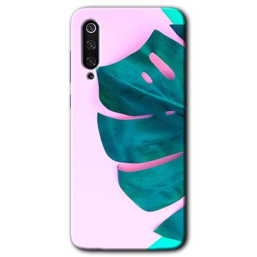 Potkal Hediye Fabrikası Xiaomi Mi 9 SE Kılıf HD Desen Baskılı Arka Kapak - 3D Yaprak