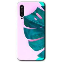 Potkal Hediye Fabrikası Xiaomi Mi 9 SE Kılıf HD Desen Baskılı Arka Kapak - 3D Yaprak