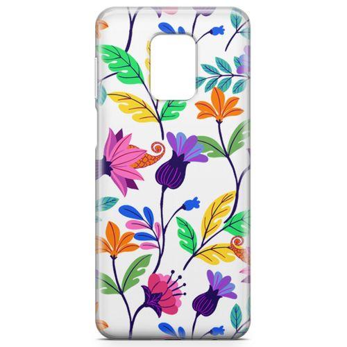 Xiaomi Redmi Note 9s Kılıf Çiçek Cümbüşü Arka Kapak Koruma Desenli Full Koruyucu