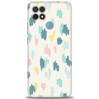 Oppo A15 Kılıf HD Baskılı Kılıf - Blue + Tam Ekran Koruyucu