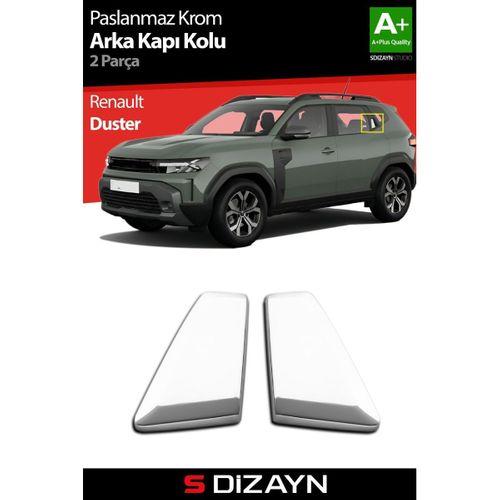 S-Dizayn Renault Duster Krom Arka Kapı Kolu 2 Prç. 2024 Üzeri A+ Kalite