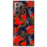 Samsung Galaxy Note 20 Ultra Kılıf Dragons (30) Silicone Case Ejderha Cizimi