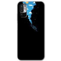 Poco M3 Pro Kılıf HD Desen Baskılı Arka Kapak + Temperli Cam - Derinlere Yolculuk