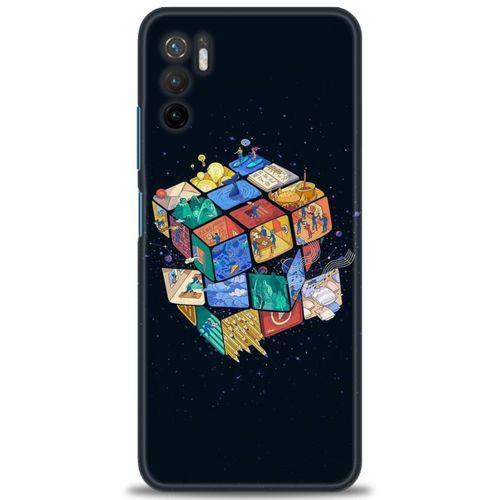 Xiaomi Poco M3 Pro Kılıf HD Baskılı Kılıf - Küplerdeki İnsanlar + Tam Ekran Koruyucu