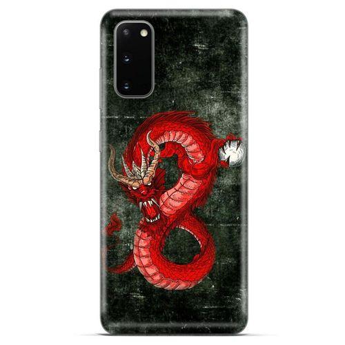 Xiaomi Poco M3 Kılıf Dragons (23) Ultra Koruma Kılıfı Tatoo Kırmızı Ejderha