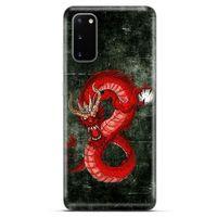 Xiaomi Poco M3 Kılıf Dragons (23) Ultra Koruma Kılıfı Tatoo Kırmızı Ejderha