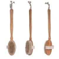 Organik Doğal At Kılı Banyo Fırçası