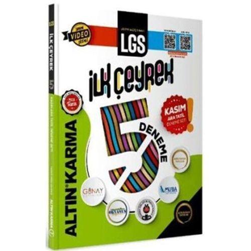 8. Sınıf LGS İlk Çeyrek 5 li Deneme Altın Karma Yayınları