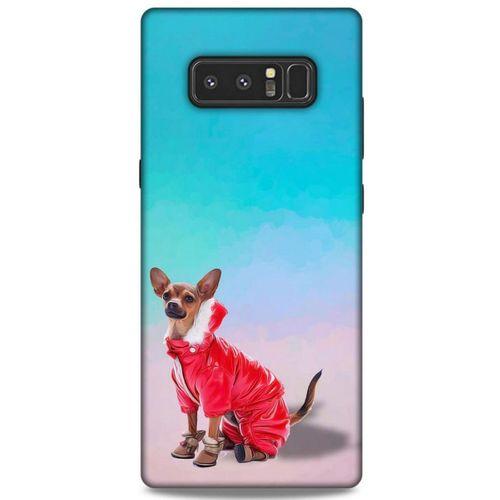 Samsung Galaxy Note 8 Kılıf Köpek Kıyafetleri (17) Tasarım Kılıf Russian Chihuahua Mont
