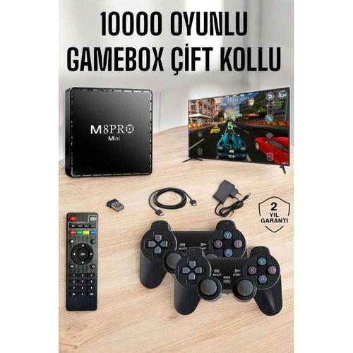 Tv Box Çift Oyun Kollu 10000 Oyunlu Atari