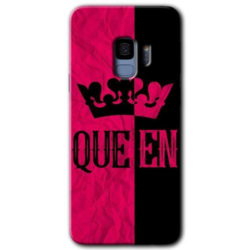 Samsung Galaxy S9 HD Baskılı Kılıf + 9D Tam Ekran Koruyucu - Queen