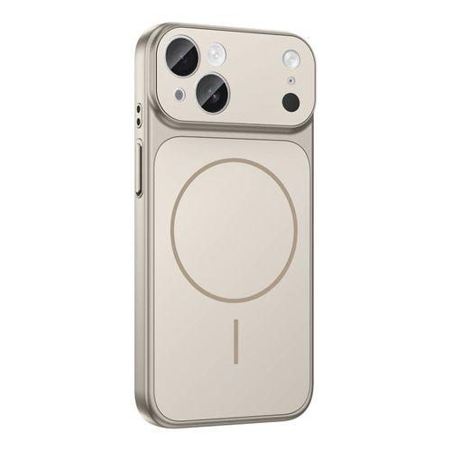 Apple iPhone 14 Kılıf Zore M-Safe Şarj Özellikli Kamera Korumalı Formen Kapak