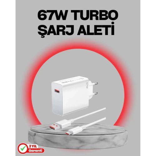 67 Watt Turbo Destekli Şarj Cihazı Honor 50 70 90 Uyumlu