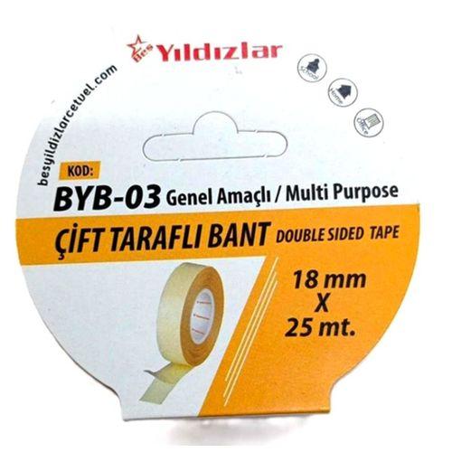 Yıldızlar Çift Taraflı Bant 18mmX25m